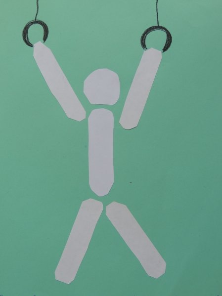 Аппликация в подготовительной группе на тему спортсмены