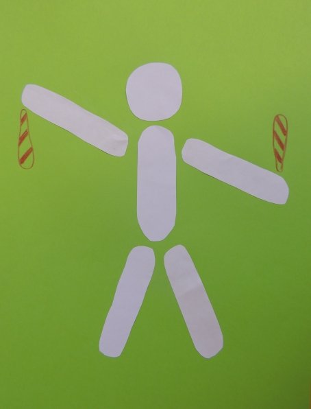 Аппликация на тему спорт