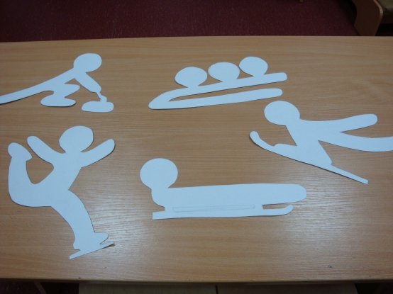 Аппликация зимние виды спорта старшая группа