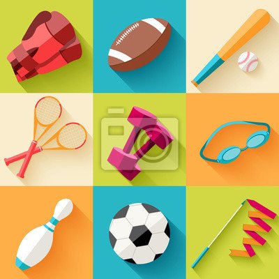 Атрибуты летних видов спорта