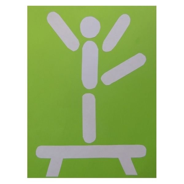 Аппликация спортсмены старшая группа