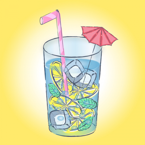 Стаканчик для лимонада поделка