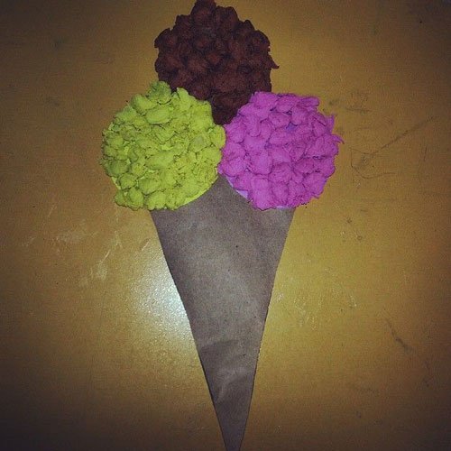 Поделка мороженое