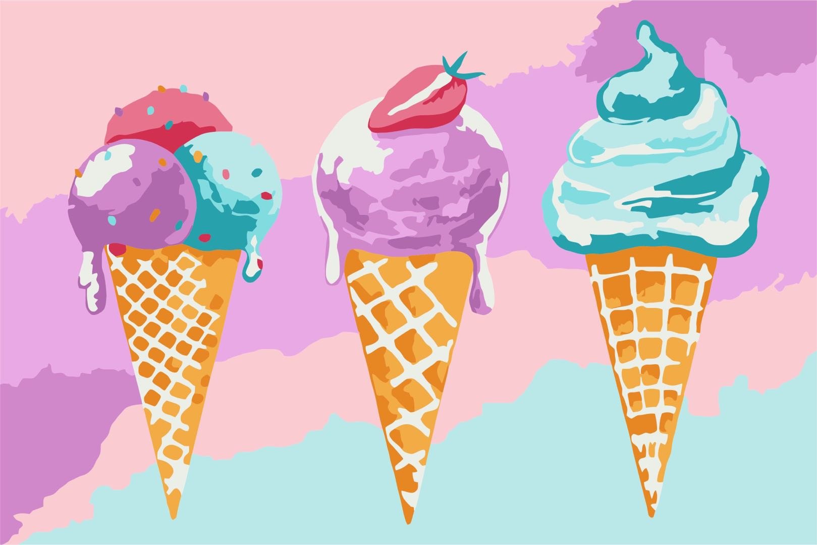 Номер мороженщика. Мороженое рисунок. Мороженое картинка для детей. Цвета мороженого. Стаканчик мороженого рисунок.