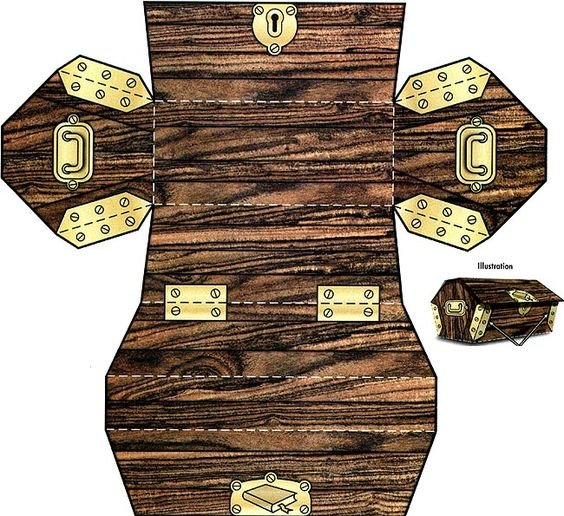 Сундук для склеивания