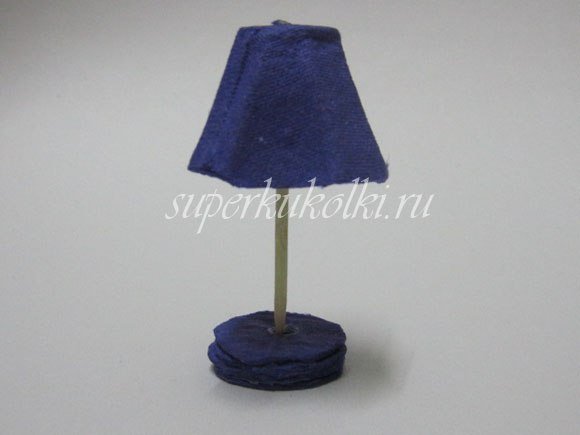 Торшер лепка