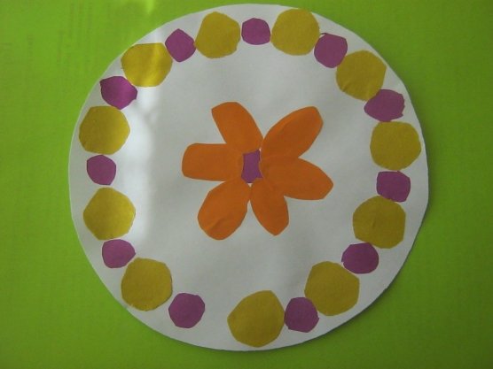 Тарелочка для аппликации