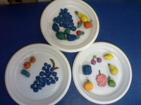 Тарелка витаминов аппликация