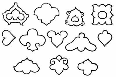 Татарские орнаменты и узоры для тюбетейки