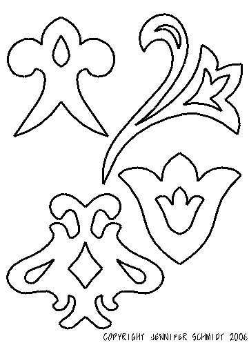 Татарский орнамент шаблоны