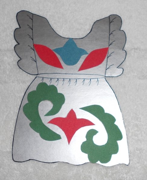 Фартук с татарским орнаментом для детей