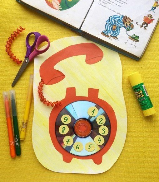 Поделка телефон для детей