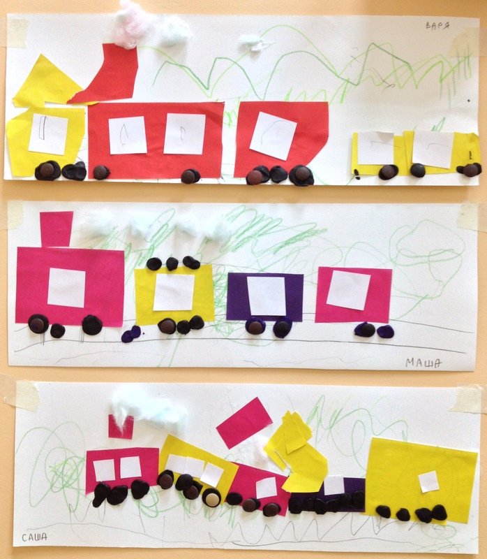Аппликация поезд. Аппликация вагоны в средней группе. Аппликация в подготовительной группе на тему поезд. Аппликация в детском саду поезд.