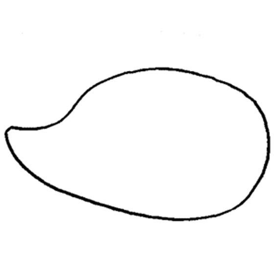 Шаблон Ёжика без иголок