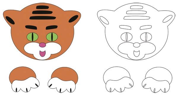 Мордочки для поделок