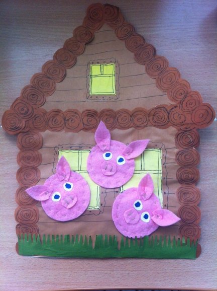 Поделка три поросенка