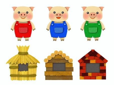 Кукольный театр домик три поросёнка