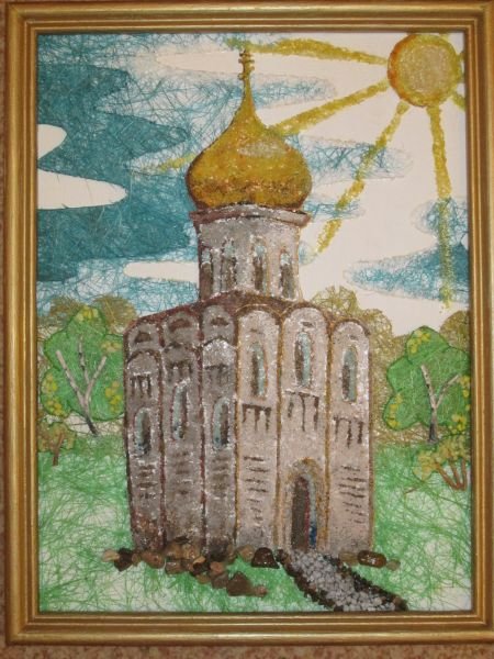 Аппликация Церковь