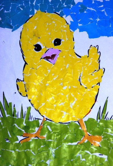 Цыпленок поделка для детей