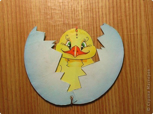 Поделка цыпленок в яйце