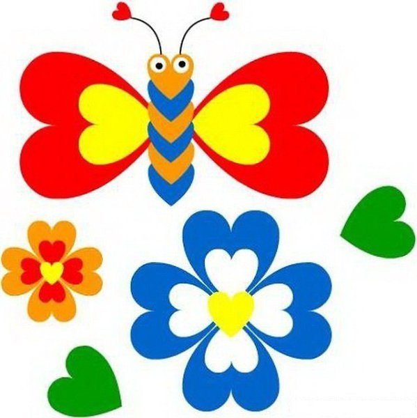 Аппликация с образцом