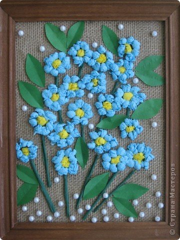 Поделка весенние цветы