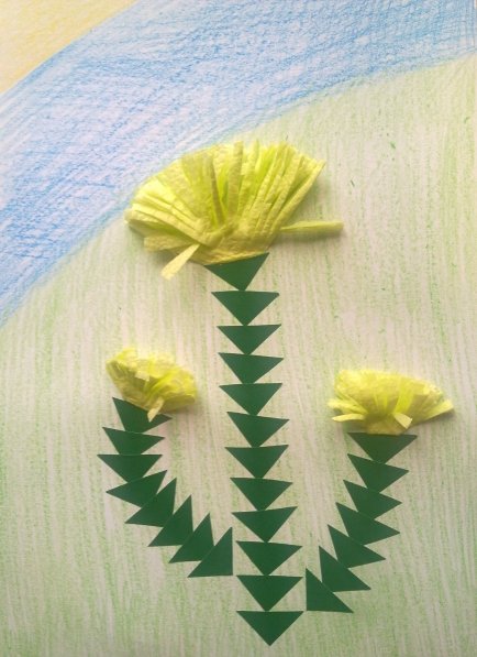 Поделка одуванчики для детей