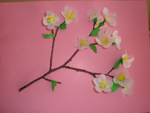 Поделка Цветущая яблоня