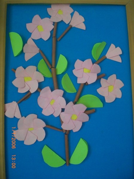 Аппликация Весна