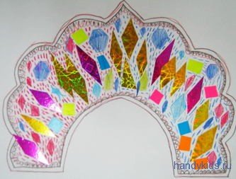 Кокошник аппликация