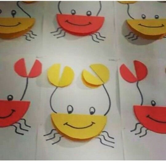 Интересная аппликация в старшей группе