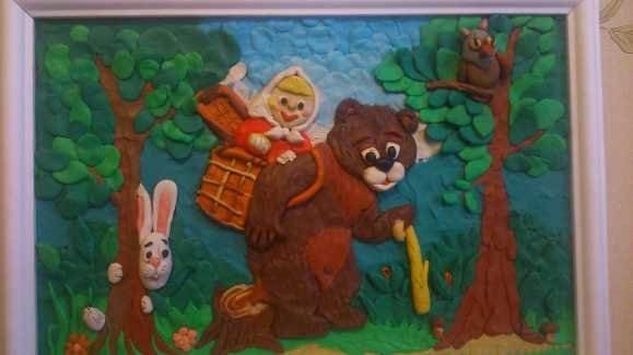 Пластилиновая сказка Маша и медведь