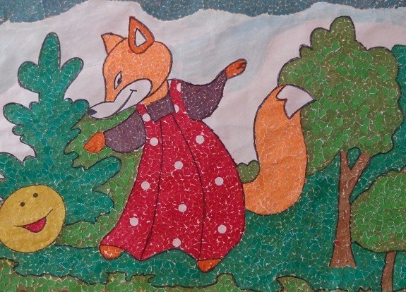 Аппликация на тему русские народные сказки