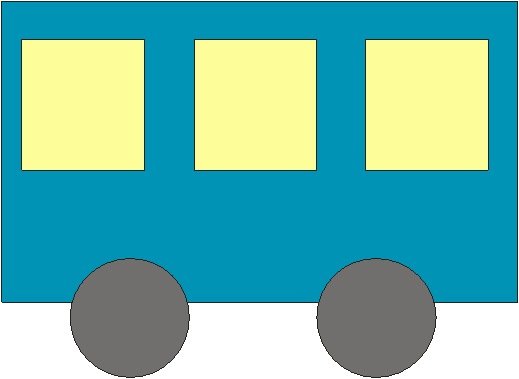 Вагон для аппликации детям