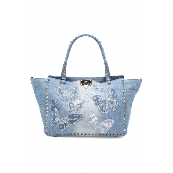 Valentino сумка голубая двойная