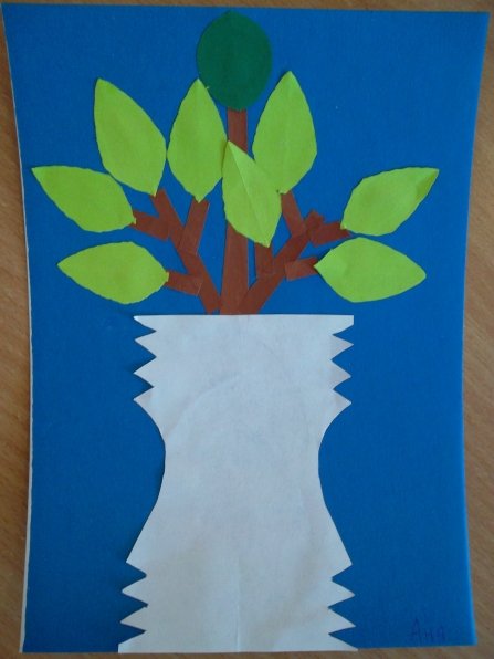 Аппликация Весна подготовительная группа