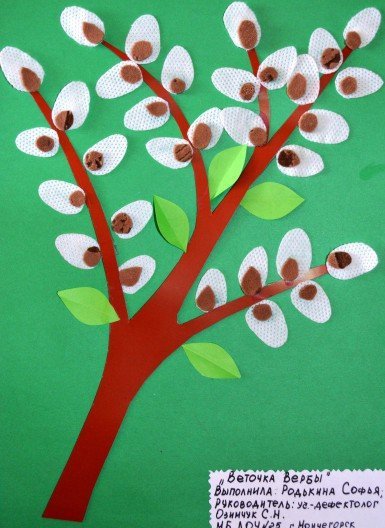 Весенняя аппликация