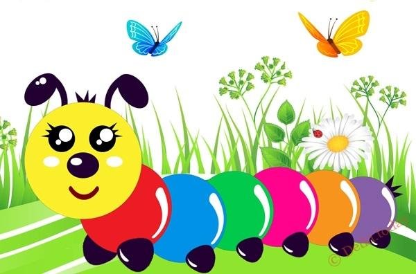 Гусеница для детей