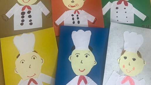 Аппликации веселые повар (44 фото)