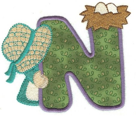 Аппликация буквы