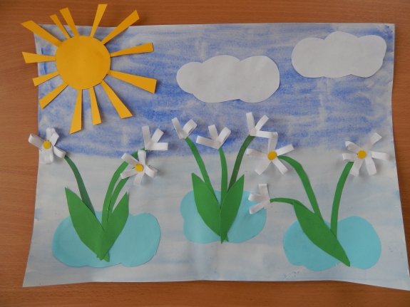 Весенняя аппликация