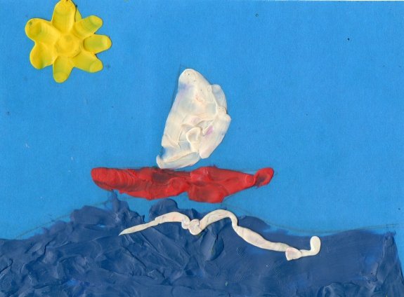 Лепка море средняя группа