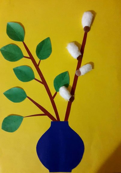 Весенняя аппликация