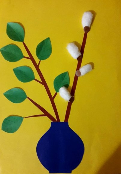 Аппликация Верба