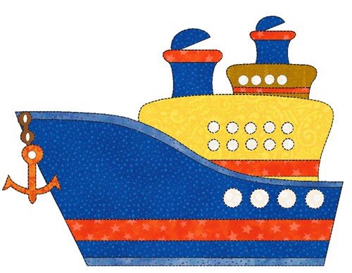 Корабль аппликация для детей