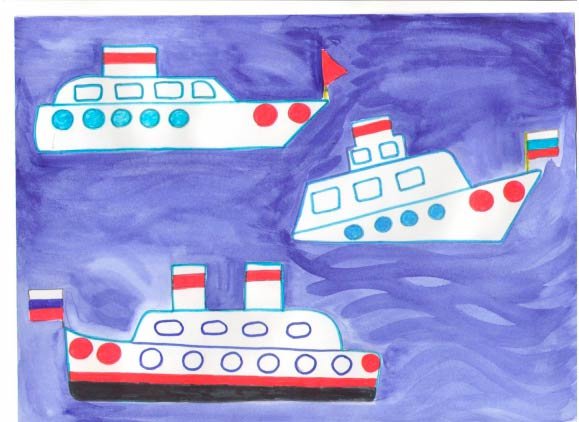 Рисование транспорт старшая группа