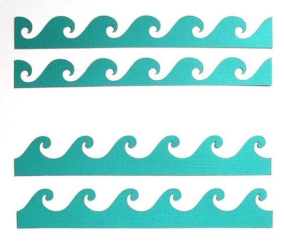 Трафарет волны