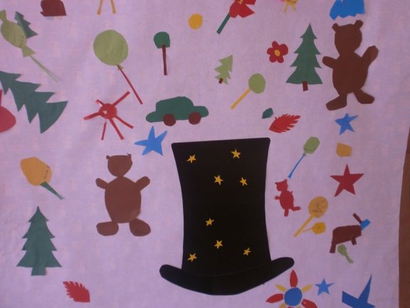 Шляпа фокусника аппликация в старшей группе