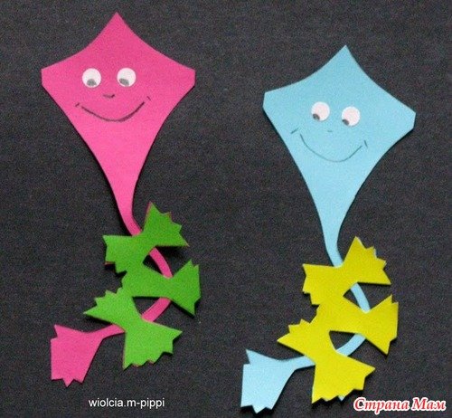 Поделки в старшей группе воздушный змей