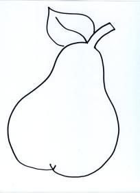 Аппликация груша